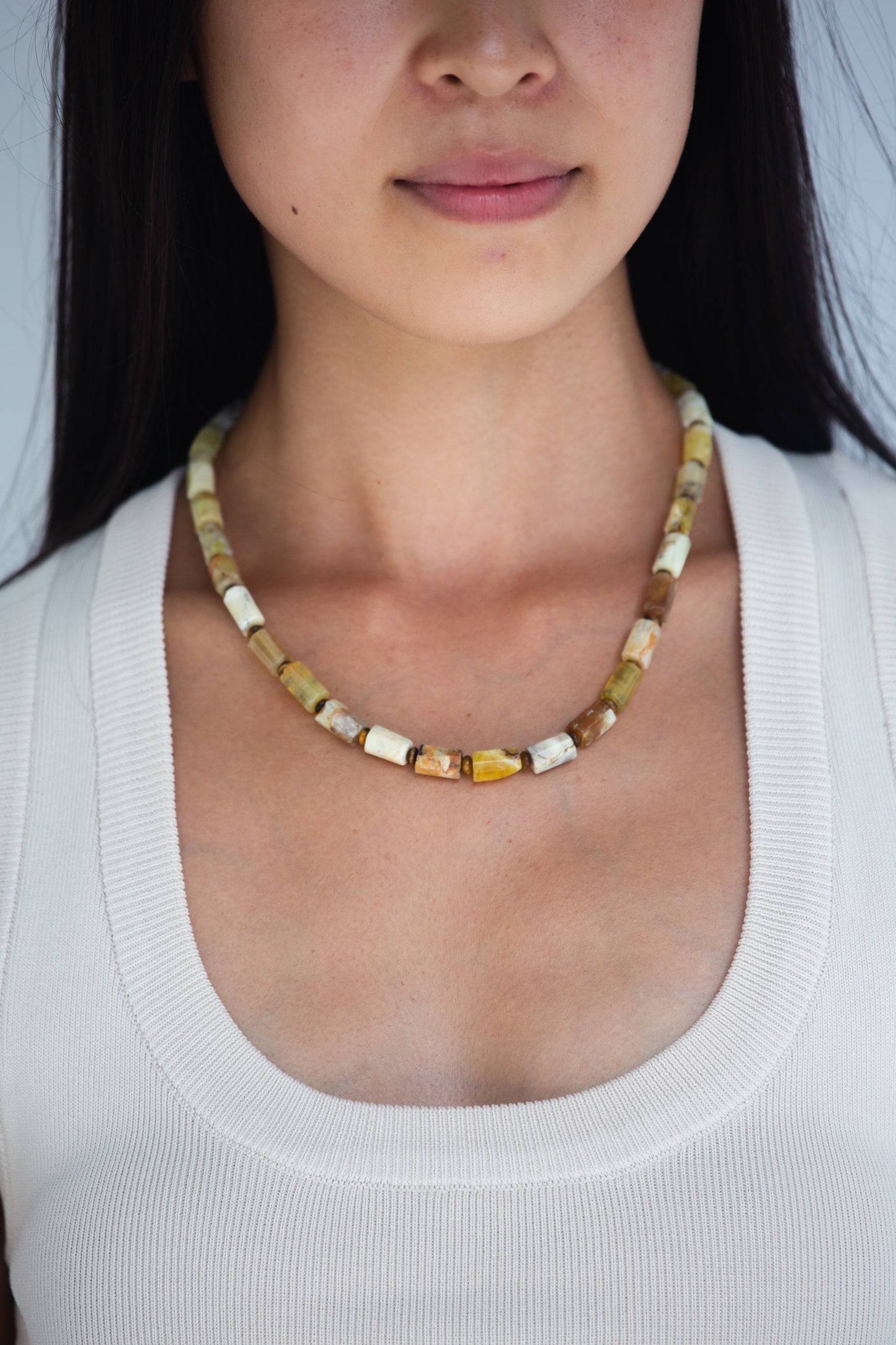 Yellow Opal Necklace - MADE TO ORDER
