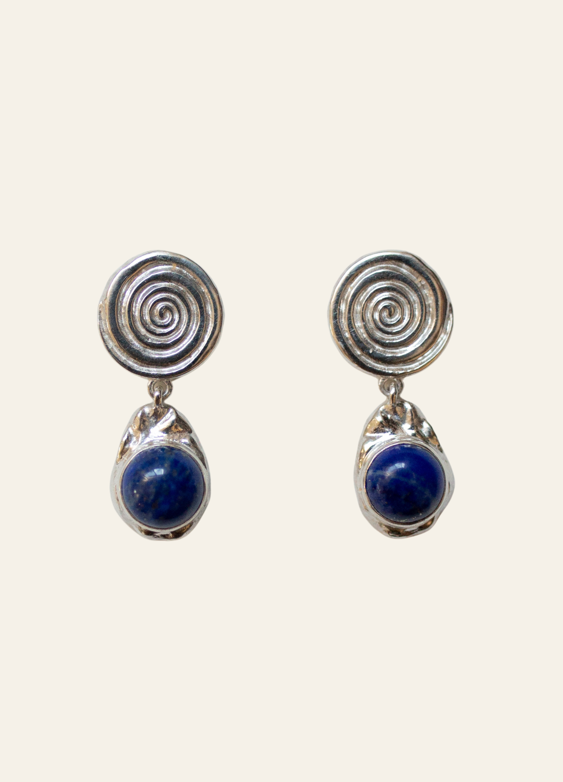 Spiral Earrings - Sterling Silver