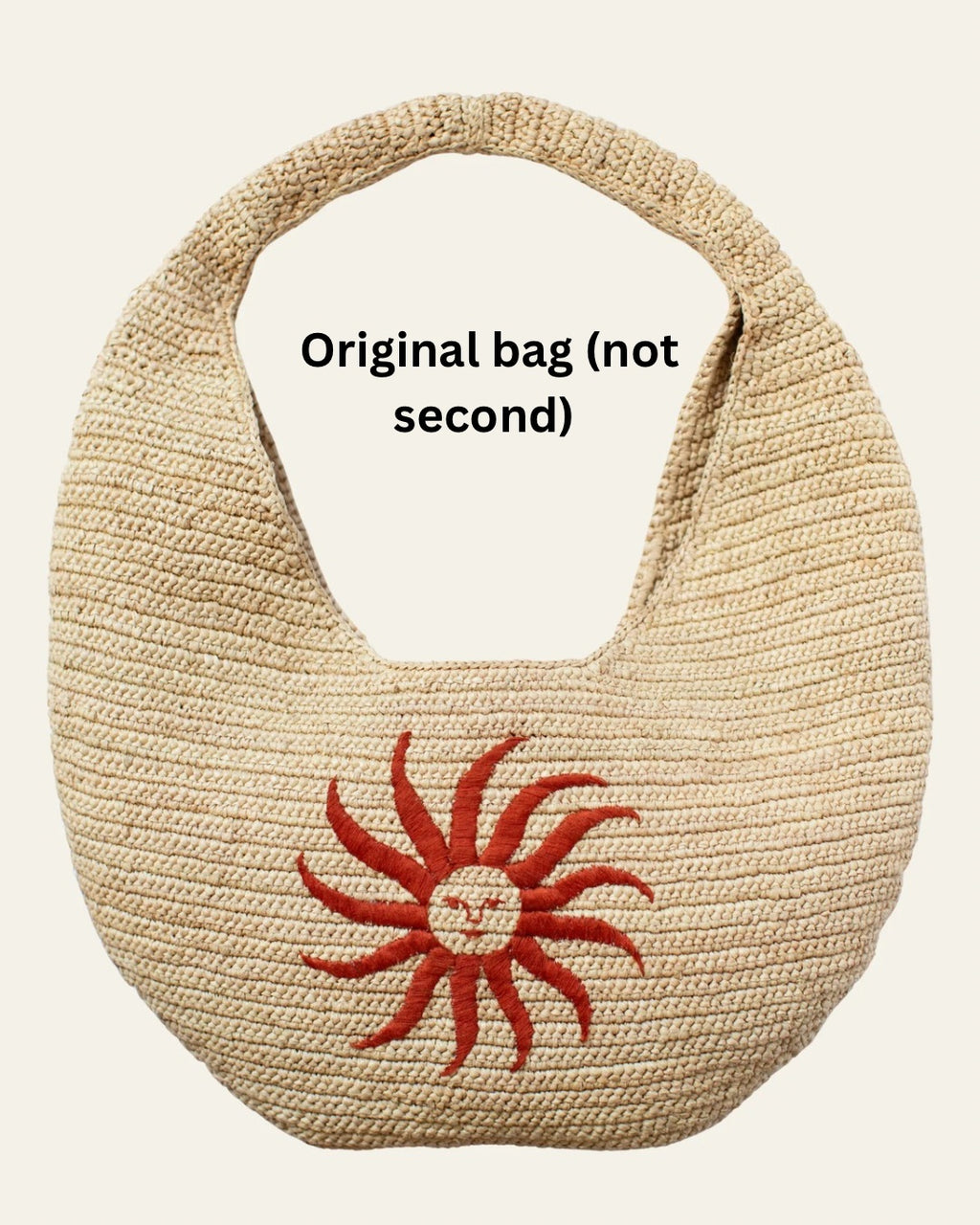 SECOND 05. SOLEIL RAFFIA BAG