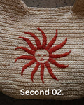 SECOND 02. SOLEIL RAFFIA BAG