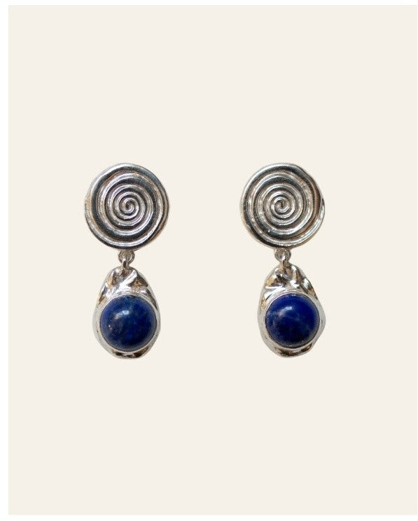 Spiral Earrings - Sterling Silver